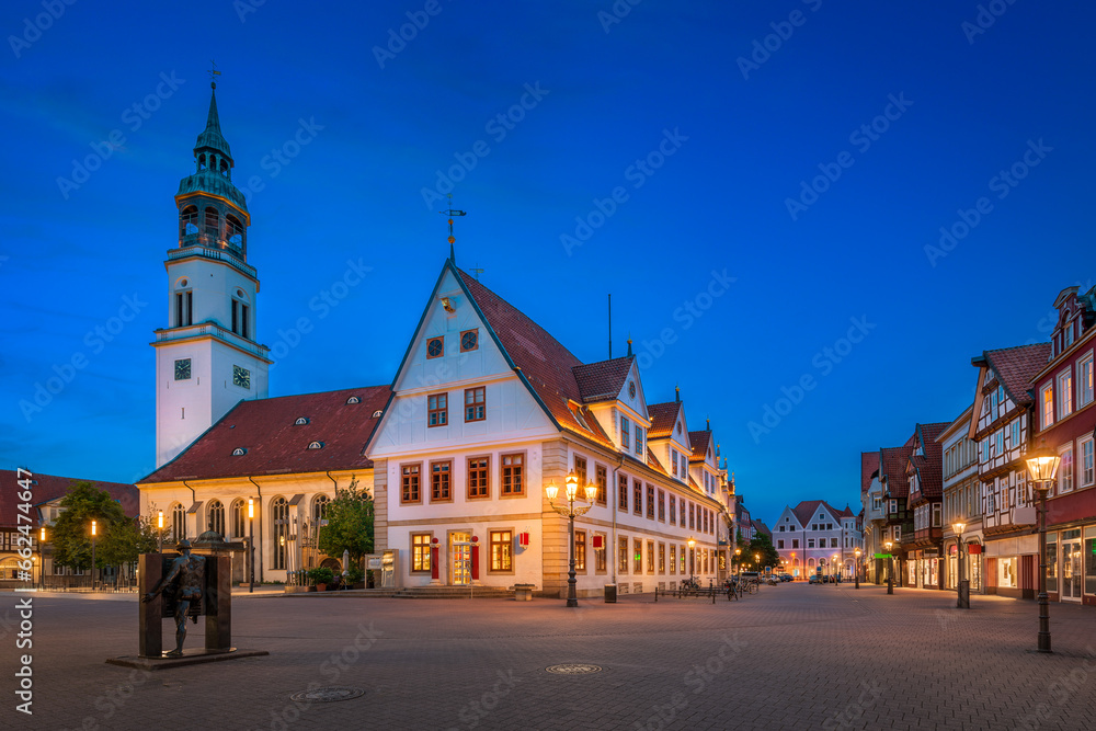 Market square of Celle, Germany