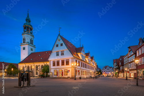 Market square of Celle, Germany
