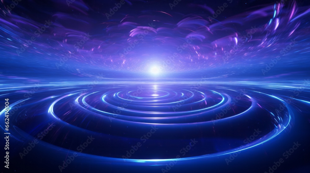 A purple and blue background with circles A purple and blue background with circles