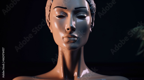 Mysterious Metallic Mannequin, generative ai
