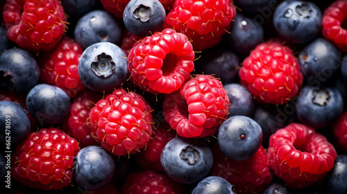 A pile of berries and raspberries sitting next to each other