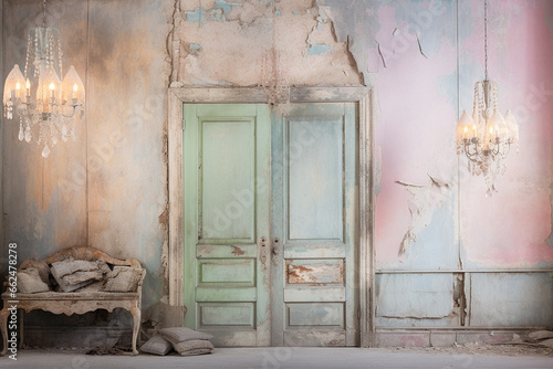 pastel doors