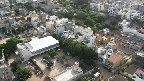 aerial view of the city In Senegal