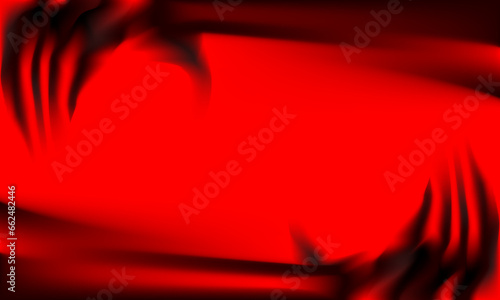 Creepy hands background, devil scary halloween concept, blur gradient vector.