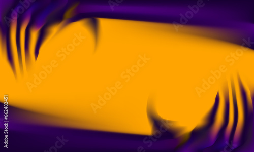 Halloween background, creepy witch hands spell, blur gradient vector.