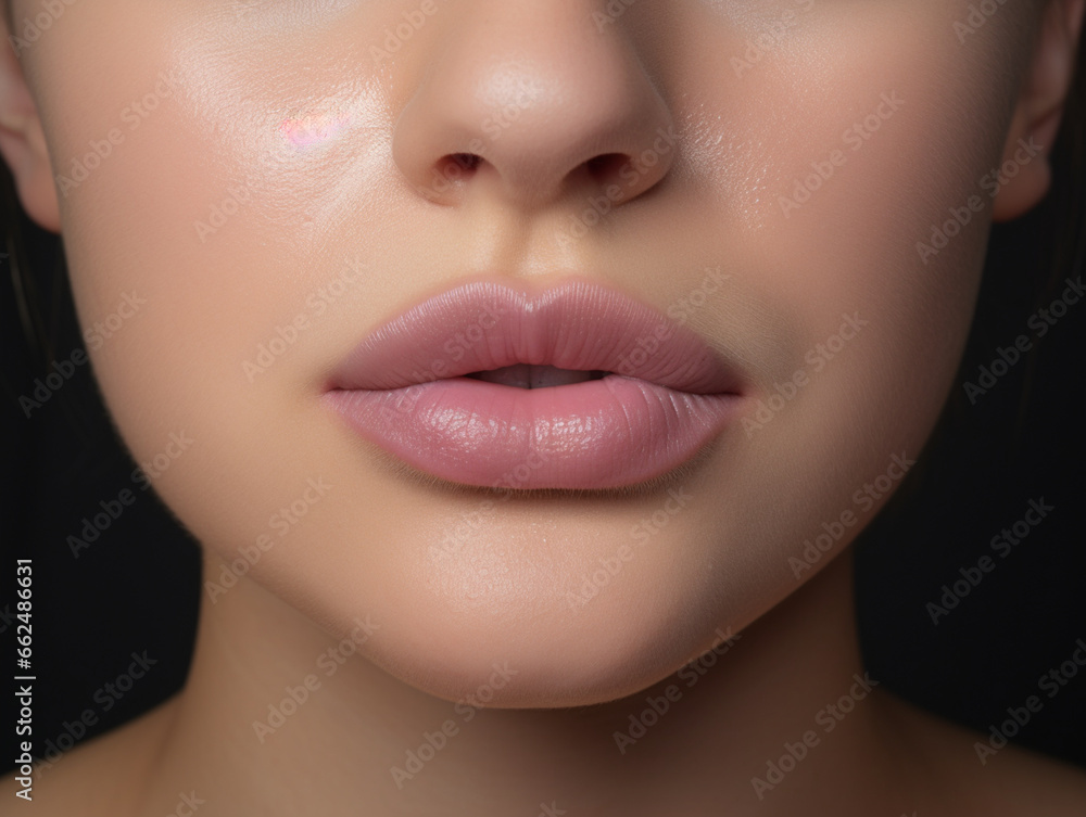 Fototapeta premium lip botox
