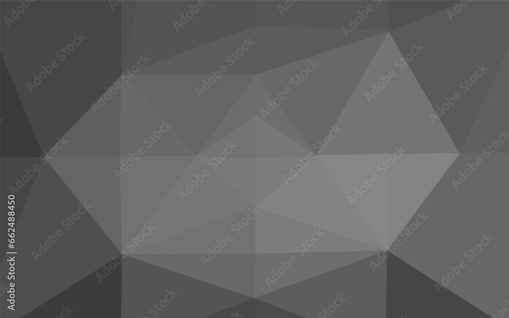 Fototapeta premium Light Silver, Gray vector polygonal template.