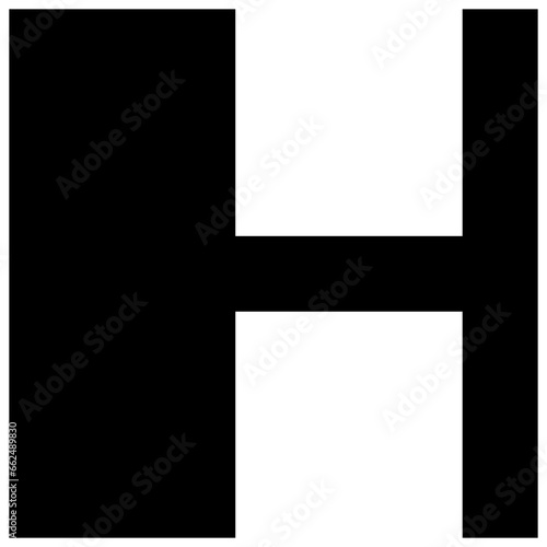 Gameboy Pixel Game Text Font black and white vector design