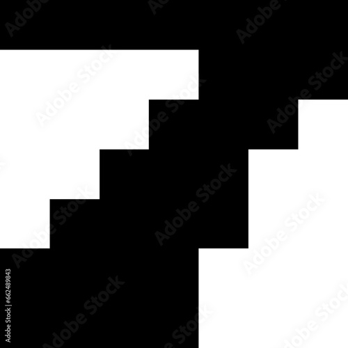 7 Gameboy Pixel Game Text Font black and white vector design