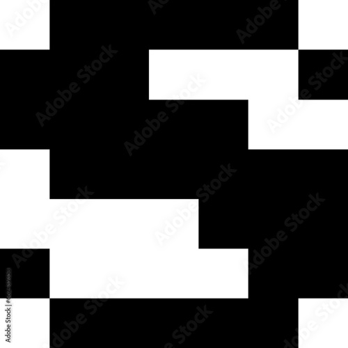 Gameboy Pixel Game Text Font black and white vector design