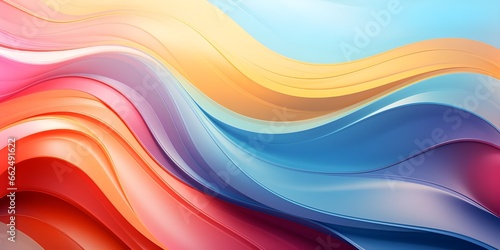 abstract colorful background with waves