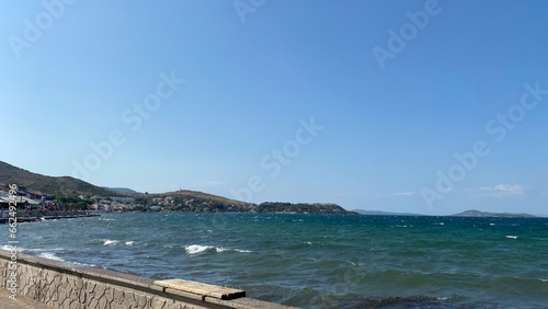 coastal view of the small village near aegean sea Cesmealti Urla, Izmir, Turkey © Arda ALTAY