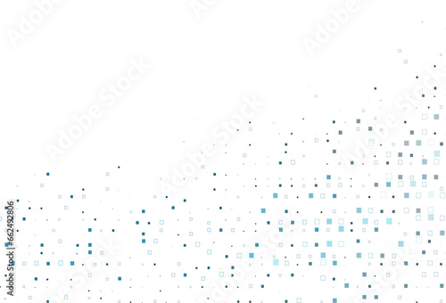 Light BLUE vector cover with polygonal style.