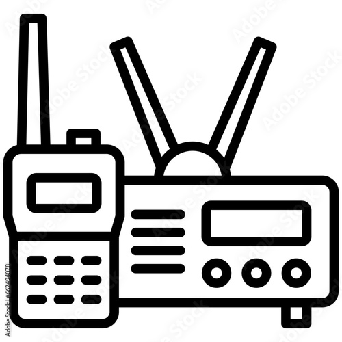 Transceiver icon are typically used in a wide range of applications, including websites, apps, presentations, and documents related to military topics.