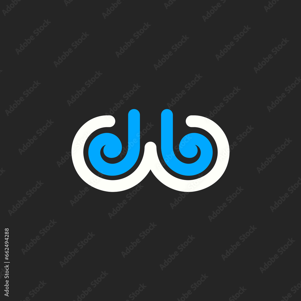 A vector is a spiral that forms a monogram of the letters P and R. A vector is a spiral that forms a monogram of the letters P and R.