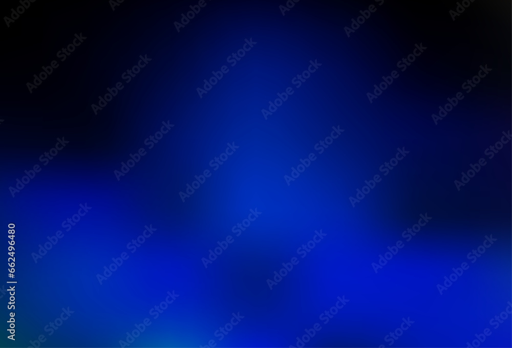 Naklejka premium Dark BLUE vector bokeh pattern.