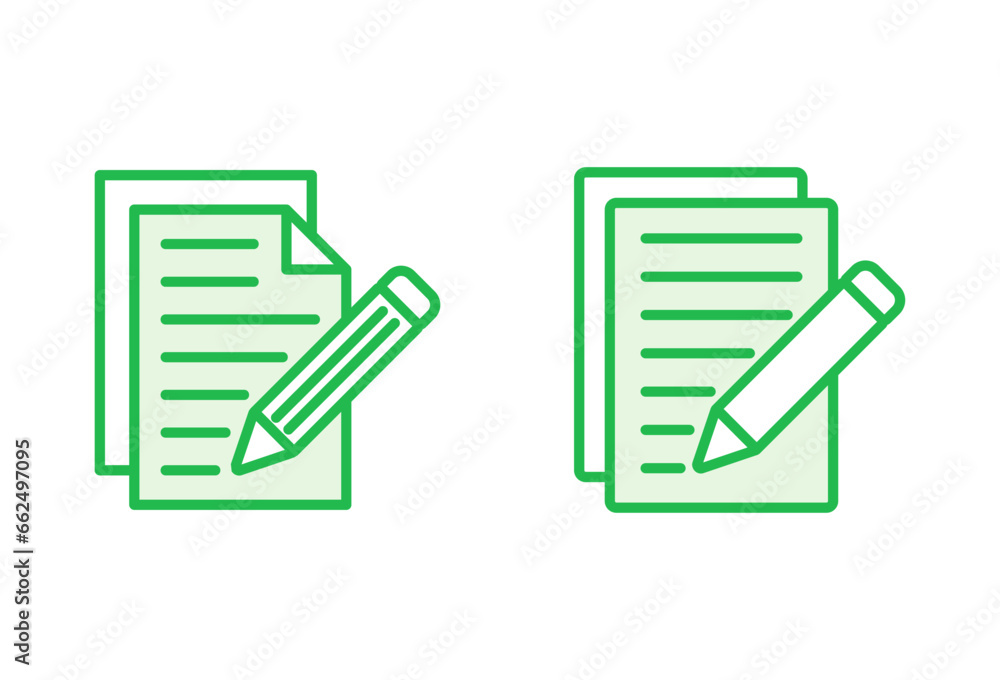 Note icon set. notepad icon vector Note icon set. notepad icon vector