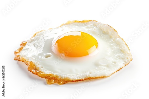 isolated fried egg