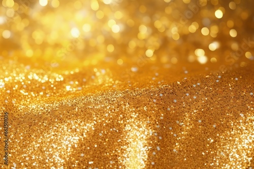 Shimmering golden abstract backdrop