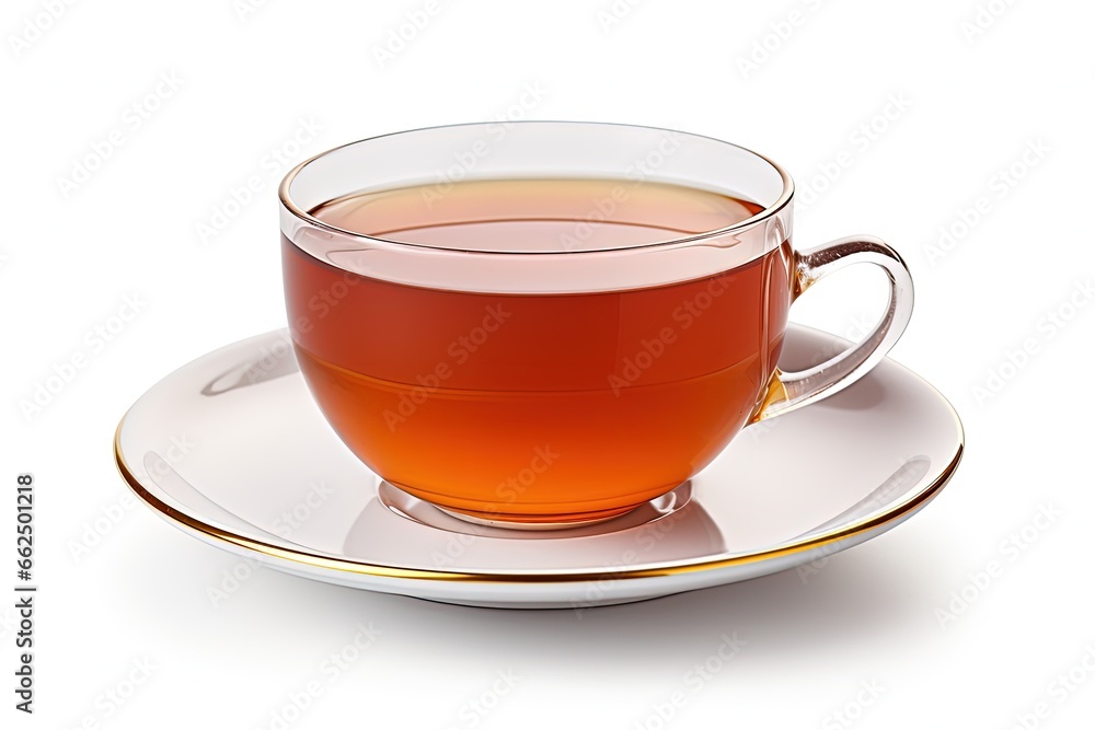 Teacup on white alone Teacup on white alone