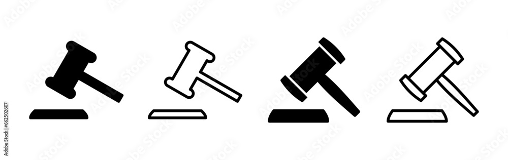 Gavel icon vector. judge gavel icon. auction hammer Gavel icon vector. judge gavel icon. auction hammer