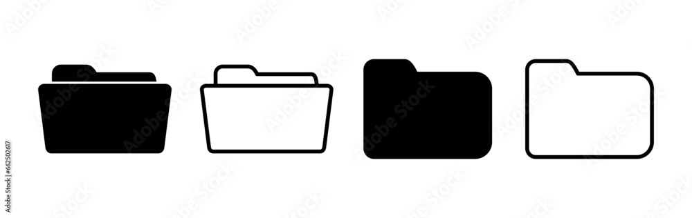 Folder icon vector. document folder icon Folder icon vector. document folder icon