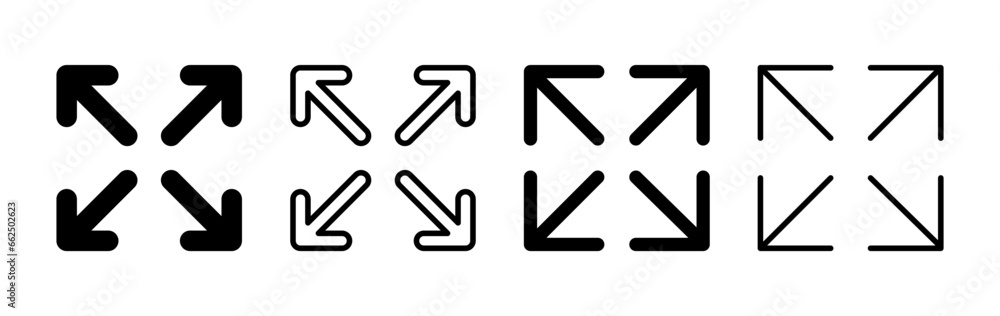 Fullscreen icon vector. expand fullscreen icon Fullscreen icon vector. expand fullscreen icon