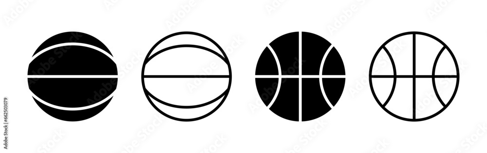 Basketball icon vector. basketball logo vector icon