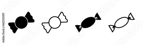 Candy icon vector. candy vector icon