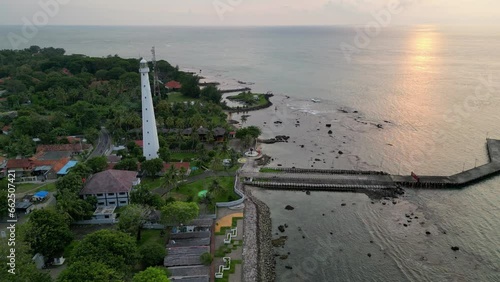 Lighthouse Cikoneng Beach West Java photo