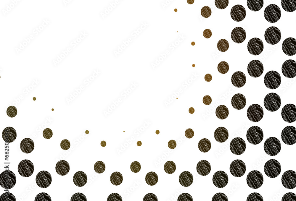 Light yellow, orange vector pattern with spheres. Light yellow, orange vector pattern with spheres.