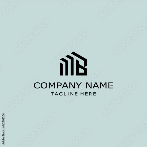 MB letter logo vector template