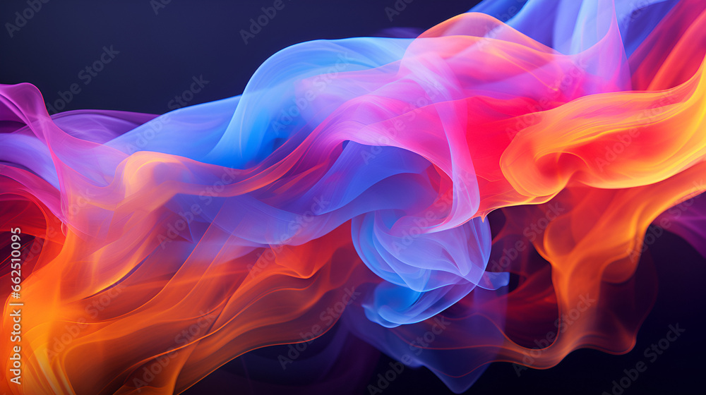 Captivating digital artistry - vibrant, abstract, and colorful swirling smoke. A fusion of technology and creativity in a mesmerizing composition Captivating digital artistry - vibrant, abstract, and colorful swirling smoke. A fusion of technology and creativity in a mesmerizing composition