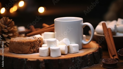 Wallpaper Mural A white mug on the table UHD wallpaper Stock Photographic Image Torontodigital.ca