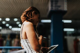 Young businesswoman working on a marketing campaign to boost business growth and promote a new project.