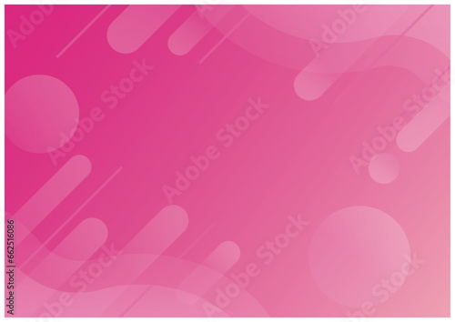幾何学的なメンフィスのグラデーション背景ピンク