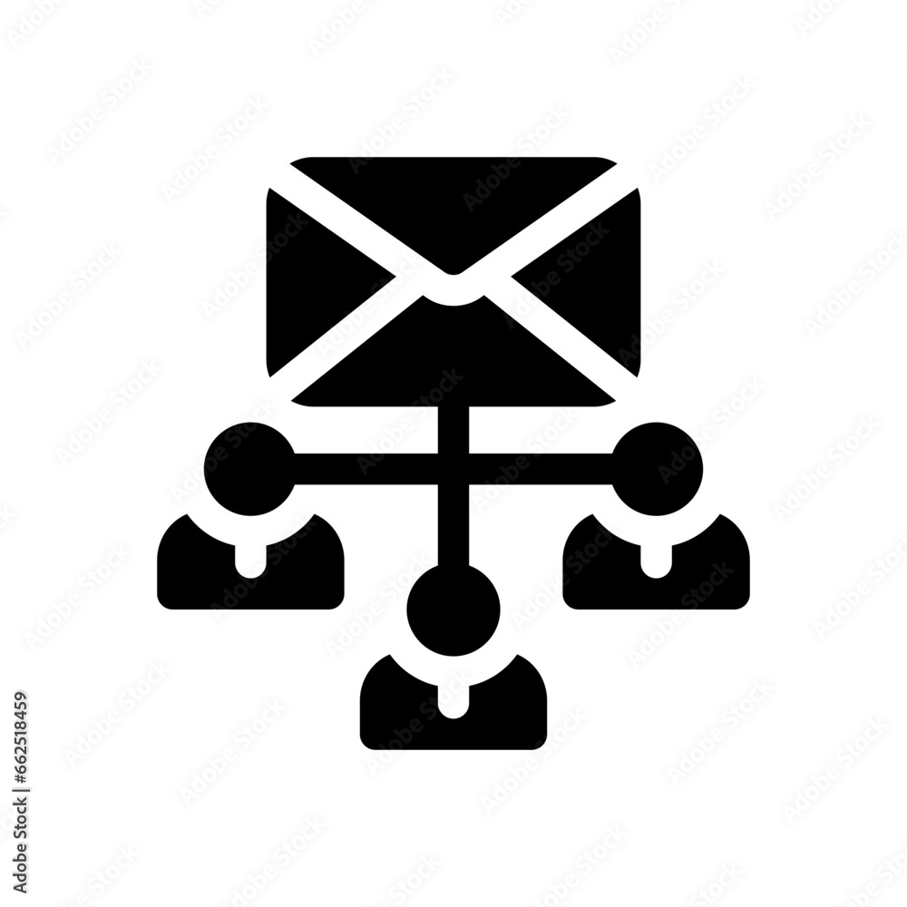 email blast glyph icon email blast glyph icon