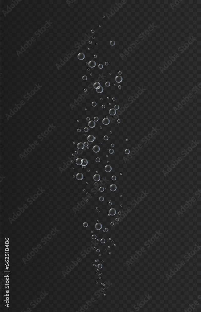 Obraz premium Realistic water drops vector concept