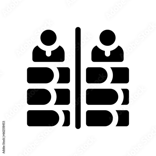 demographic glyph icon