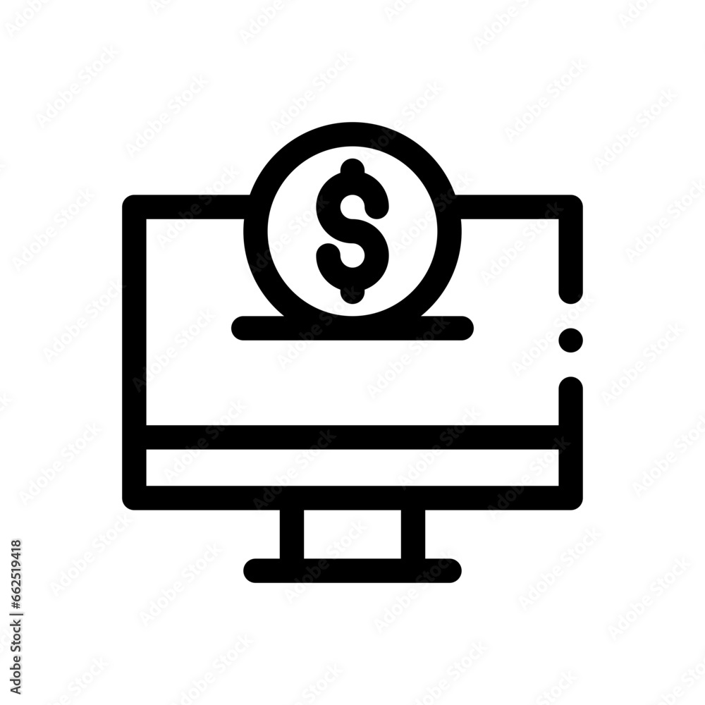 monitoring line icon