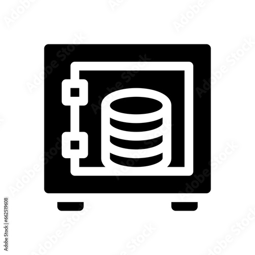 safebox glyph icon