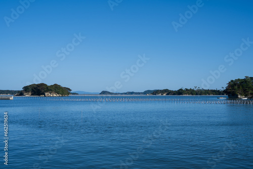 日本の宮城県のとても美しい松島海岸の風景 © 仁 藤原