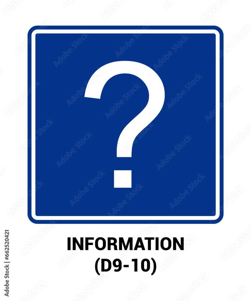 Information center vector sign, Motorist Services and Recreation Signs Information center vector sign, Motorist Services and Recreation Signs