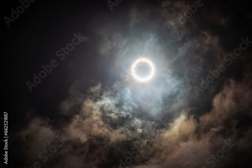 Solar eclipse, Texas, USA