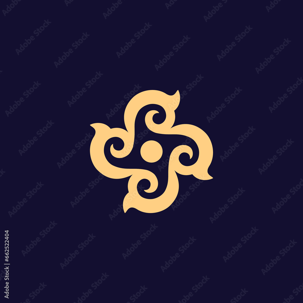 the logo consists of the letters S and S monogram. Batik