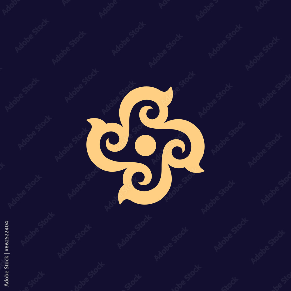 the logo consists of the letters S and S monogram. Batik the logo consists of the letters S and S monogram. Batik