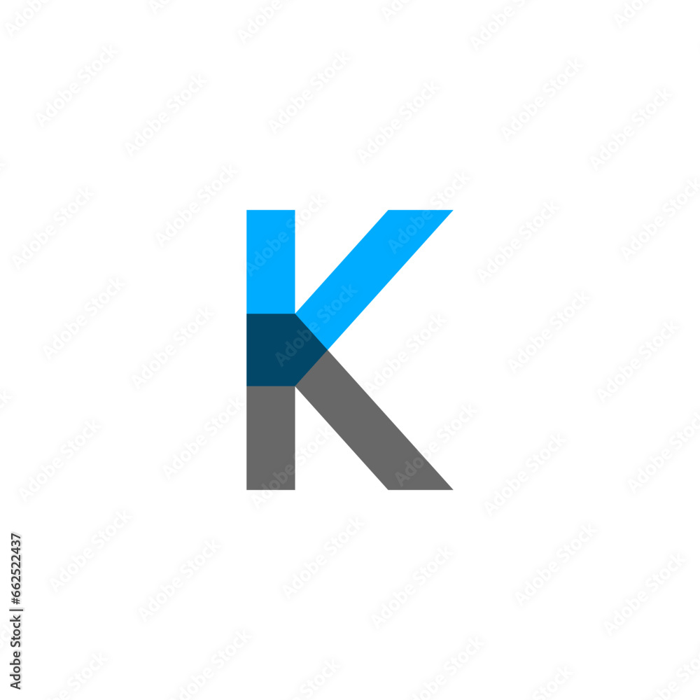 the logo consists of the letters V, A and K monogram. the logo consists of the letters V, A and K monogram.