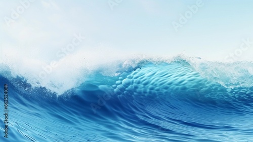 space for text on realistic sea ​​wave background, background image, AI generated