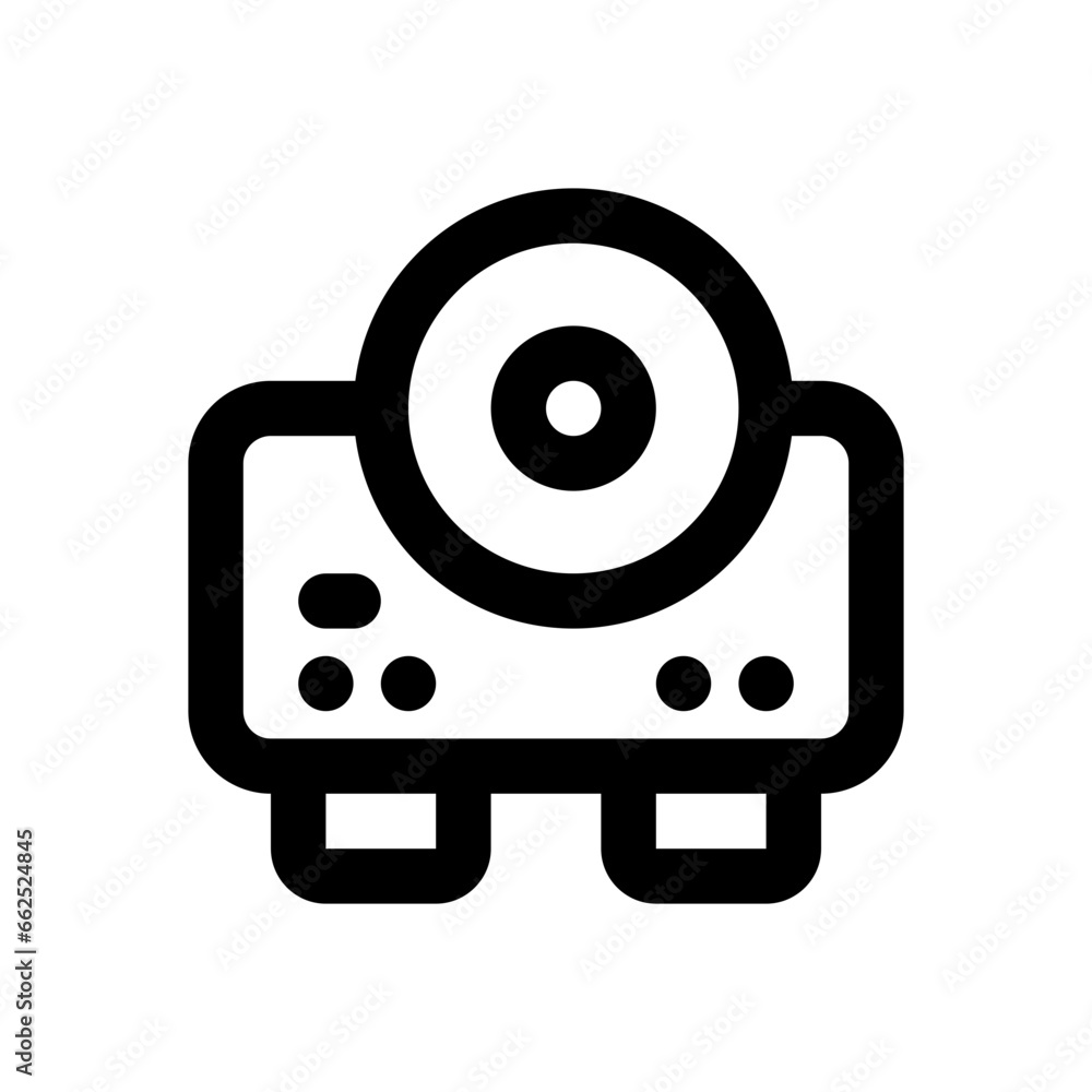 projector line icon projector line icon