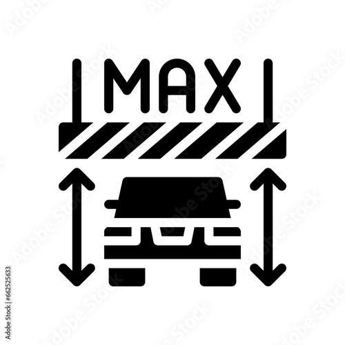 maximum height glyph icon